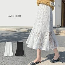 魚尾裙 洋裝 連身裙 裙子現貨~韓國東大門 here imprint 春夏款溫柔風 簡約凈版系帶魚尾裙 歷史價格詳細信息