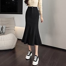 魚尾裙 洋裝 連身裙 裙子黑色波點雪紡半身裙女春夏中長款a字高腰顯瘦大腿粗的魚尾裙 歷史價格詳細信息