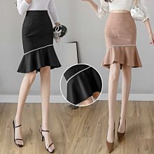 魚尾裙 洋裝 連身裙 裙子20222新款夏季復古水洗牛仔魚尾半身裙女顯瘦綁帶辣妹中長裙潮 歷史價格詳細信息