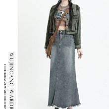 魚尾裙 洋裝 連身裙 裙子復古哥特式休閑提花魚尾半身裙 歷史價格詳細信息