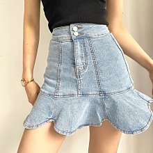 魚尾裙 洋裝 連身裙 裙子高腰不規則半身裙女設計感小眾夏季2023新款中長款魚尾裙子 歷史價格詳細信息