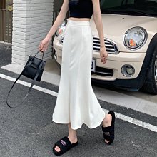 魚尾裙 洋裝 連身裙 裙子黑色波點雪紡半身裙女春夏中長款a字高腰顯瘦大腿粗的魚尾裙 歷史價格詳細信息