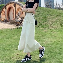 魚尾裙 洋裝 連身裙 裙子半身裙大碼牛仔女裝高腰顯瘦荷葉邊短褲春季新款a字魚尾裙子胖mm 歷史價格詳細信息