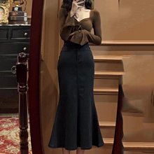 魚尾裙 洋裝 連身裙 裙子黑色波點雪紡半身裙女春夏中長款a字高腰顯瘦大腿粗的魚尾裙 歷史價格詳細信息