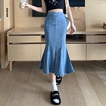 魚尾裙 洋裝 連身裙 裙子百姿高腰職業半身裙女2023春季新款時尚簡約氣質優雅OL百搭魚尾裙 歷史價格詳細信息