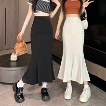 魚尾裙 洋裝 連身裙 裙子百姿高腰職業半身裙女2023春季新款時尚簡約氣質優雅OL百搭魚尾裙 歷史價格詳細信息