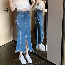 魚尾裙女2023年春季新款高腰顯瘦中長款開叉包臀裙黑色半身長裙子-哈囉好物 歷史價格詳細信息