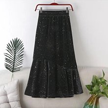 魚尾裙女2023年春季新款高腰顯瘦中長款開叉包臀裙黑色半身長裙子-哈囉好物 歷史價格詳細信息