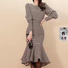 洋裝 秋冬 長袖 連身裙 內搭洋裝 打底裙 包臀裙針織連衣裙 女 秋冬內搭修身顯瘦氣質長款過膝黑色毛衣打底裙子馨雅 歷史價格詳細信息