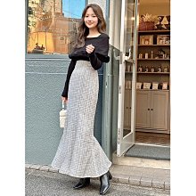 Grl 齋藤飛鳥X 後開衩魚尾裙 日本代購 高腰 長裙 開衩 魚尾裙 歷史價格詳細信息
