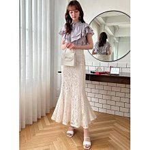 Grl 齋藤飛鳥X 後開衩魚尾裙 日本代購 高腰 長裙 開衩 魚尾裙 歷史價格詳細信息
