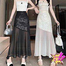 時尚佳人=新款網紗半身裙女a字高腰中長款紗裙百褶裙碎花長裙子夏季=連身裙/洋裝/半身裙/長裙/百褶裙/打底裙/窄裙 歷史價格詳細信息