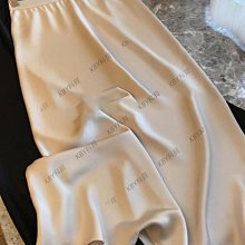 冰絲三醋酸七分褲男士夏季薄款哈倫褲寬鬆垂感緞面休閒褲大碼中褲~乾乾好物~ 歷史價格詳細信息