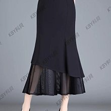 高腰半身裙女春秋2024新款氣質百搭時尚通勤中長款垂感網紗a字裙-kby科貝 歷史價格詳細信息