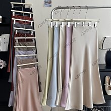 醋酸高腰垂感緞面a字半身裙女中長款年春季新款 SN115 歷史價格詳細信息