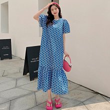 胖mm大碼連衣裙2024秋季大碼女裝田園風印花氣質顯瘦棉麻女裙長裙 歷史價格詳細信息
