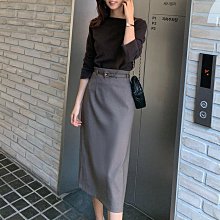 工裝裙 工裝長裙 半身裙新款夏季新款工裝口袋鈕扣鬆緊腰中長款大擺A字裙女潮 歷史價格詳細信息