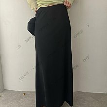 半身裙子冰絲a字職業2024新款夏季小眾款女裝氣質醋酸緞面魚尾裙-kby科貝 歷史價格詳細信息