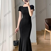 黑色針織連衣裙女寬松庶肚打底裙秋冬大碼內搭毛衣裙過膝長裙子超長裙-雅閣精品 歷史價格詳細信息