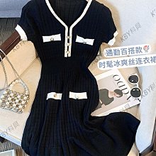 黑色針織連衣裙女寬松庶肚打底裙秋冬大碼內搭毛衣裙過膝長裙子超長裙-雅閣精品 歷史價格詳細信息