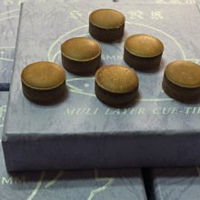 《偉群》超值特賣-台灣製/多層皮頭3粒-已修弧度-撞球桿專用☆13.7mm直徑 歷史價格詳細信息