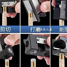 現貨撞球皮頭修理器砂紙刺修弧度多功能打磨球桿桿頭修理專用配件三可開發票 歷史價格詳細信息