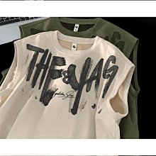 夏季運動背心男美式寬鬆大尺碼圓領速乾健身衣恤吸汗無袖無袖t-毛毛男裝 歷史價格詳細信息