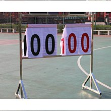 計分架落地式不鏽鋼材質簡易可攜式帶輪子可移動翻分牌 歷史價格詳細信息