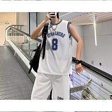 運動套裝 無袖背心 跑步套裝男 籃球服 健身衣 夏季韓版潮流夏天男生五分短褲男寬鬆外穿-毛毛男裝 歷史價格詳細信息