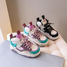 2023新款男童休閒鞋洋派網面時尚運動鞋防滑透氣慢跑鞋女童老爹鞋 歷史價格詳細信息