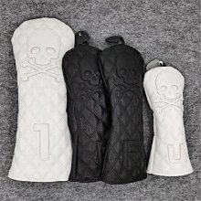 現貨熱銷-骷髏鉚釘個性木桿套 推桿套 高爾夫球桿套 桿頭套 球頭保護帽套 (null) 歷史價格詳細信息