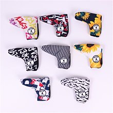 現貨熱銷-高爾夫直條推桿套新品小牛頭刺繡桿頭套一字帽套黑白款球桿保護套 (null) 歷史價格詳細信息
