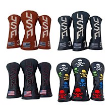 現貨熱銷-骷髏鉚釘個性木桿套 推桿套 高爾夫球桿套 桿頭套 球頭保護帽套 (null) 歷史價格詳細信息