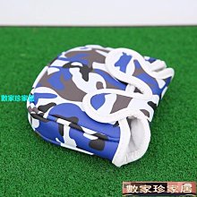 高爾夫推桿套高爾夫迷彩雙耳款pu防水面料毛絨內裡印花工藝 歷史價格詳細信息