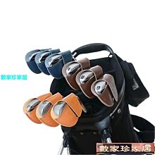 [數家珍家居]高爾夫球桿皮套 PU皮GOLF球桿帽 魔術貼GOLF推桿保護套 歷史價格詳細信息