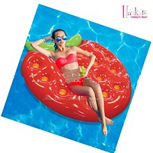 ☆[Hankaro] ☆ 夏日戲水草莓甜甜圈帶手把成人超大游泳圈座圈 直徑120cm~(合併批發另洽) 歷史價格詳細信息