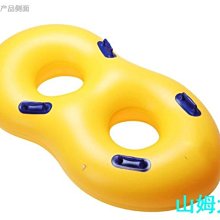 加厚加大雙人游泳圈情侶閨蜜浮圈浮排創意網紅躺床大人充氣救生圈-奇點家居 歷史價格詳細信息