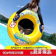游泳圈沖氣兒童加厚口氣墊家用小孩泳池游泳圈1.8水滑梯充氣圈室外家庭救生圈 歷史價格詳細信息