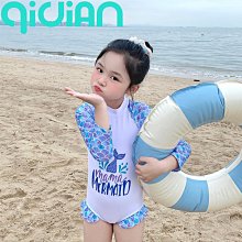 兒童泳衣女童夏連體中小童嬰兒洋氣2023新款可愛公主時尚寶寶泳裝 歷史價格詳細信息