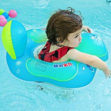 游泳圈自游寶貝方形兒童座圈雙氣囊防側翻嬰幼兒游泳坐圈游泳館寶寶腋下救生圈 歷史價格詳細信息