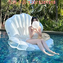 貝殼游泳圈兒童寶寶坐圈腋下ins網紅幼兒小孩透明座圈浮力救生圈-奇點家居 歷史價格詳細信息