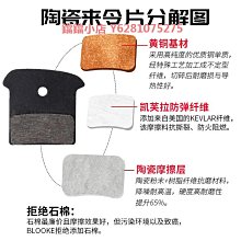 山地自行車陶瓷來令片電動代駕車摩擦片油剎碟剎器耐磨剎車皮配件 歷史價格詳細信息