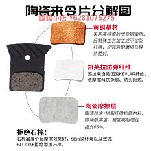 自行車陶瓷來令片山地車油剎碟剎片電動車夾器剎車皮減速剎片配件 歷史價格詳細信息