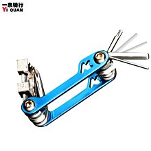 現貨山地自行車修車補胎工具十一合一多功能折疊便攜式組合工具螺絲刀可開發票 歷史價格詳細信息