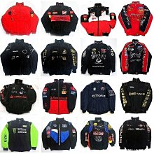 機車騎行服F1賽車服棉服棉衣外套防風秋冬季節男女賽車壬辰服飾 歷史價格詳細信息