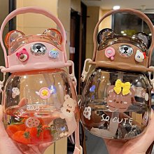 水杯女生大容量夏季高顏值雙飲2022新款便攜瓶帶茶隔吸管塑料杯子 歷史價格詳細信息