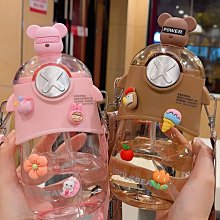 水杯女生大容量夏季高顏值雙飲2022新款便攜瓶帶茶隔吸管塑料杯子 歷史價格詳細信息