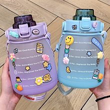 【現貨】大肚杯　夏季便攜兒童水杯女ins高顏值可愛小熊大肚水壺大容量塑料吸管杯 歷史價格詳細信息