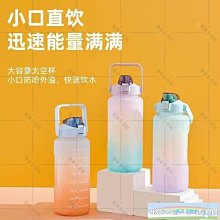漸變色磨砂 彈蓋吸管運動水壺 密封防漏 2000ml大容量防摔 太空杯 便攜運動水瓶 手提健身壺 水杯 歷史價格詳細信息