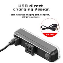 自行車前燈USB充電新款自行車燈鋁合金車前燈騎行手電筒122g 歷史價格詳細信息